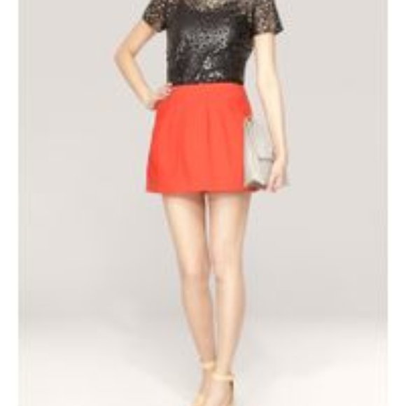 Diane von furstenberg orange skirt - Picture 1 of 5